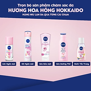 Xịt Ngăn Mùi NIVEA Serum Sáng Mịn Hương Hoa Hồng Hokkaido (150 ml) - 85304