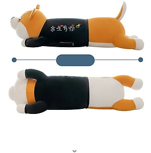 Thú nhồi bông chó husky lè lưỡi dễ thương - Size 90cm đến 1m1 - Quà tặng gấu bông chó husky êm mịn.