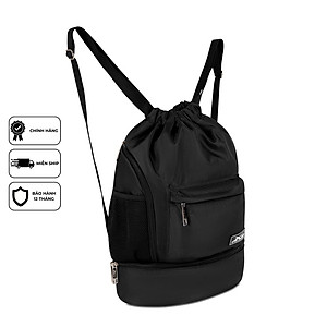 Balo Thể Thao Dây Rút Xbags Wisdom XB 6004 – Balo Dây Rút Chống Nước, Màu Đen Cá Tính, Thiết Kế Năng Động Tiện Dụng!