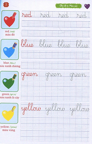 Sách Bé Tập Viết Chữ Đẹp Tiếng Anh - Tập 1 (Khổ Nhỏ) (Tái Bản)