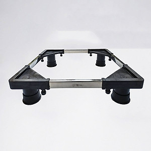 Chân Kệ Tủ Lạnh Máy Giặt  Tủ Lạnh Chống Rung Lắc Khung Inox Đế Nhựa Có Điều Chỉnh Kích Thước - Chịu Lực Lên Đến 300Kg - Hàng Chuẩn Loại  1 - MINIIN