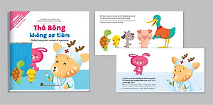 Full Set Ehon Kỹ Năng Sống Thỏ Bông- Phát Triển Tư Duy Tích Cực Cho Bé ( Song Ngữ Việt Anh) Bộ 10 Cuốn - Tặng Vòng Dâu May Mắn Cho Bé