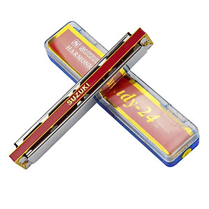 Kèn Harmonica Tremolo Suzuki Study 24 Lỗ (Key C 24 Holes)