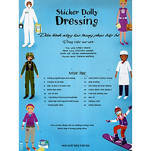 Sách Dán Hình Sáng Tạo Trang Phục Búp Bê - Công Việc Mơ Ước