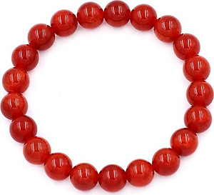 Chuỗi đeo tay Đá Vân Rồng Đỏ size 8 ly 21 hạt - hợp mệnh Hỏa, mệnh Thổ