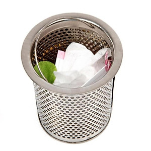 Combo Rổ và Nắp Lọc Rác Bồn Rửa Chén Chống Gỉ - Hàng Loại 1 - Chính Hãng MINIIN