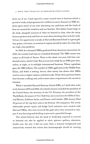 What They Teach You at Harvard Business School: My Two Years Inside the Cauldron of Capitalism