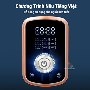 Máy Làm Sữa Hạt Đa Năng CB9250 Công Nghệ Giảm Ồn Cách Âm, Hút Chân Không, Hẹn Giờ Thông Minh, Xay Nấu 4D Mịn, Chống Dính Chống Khê, Tự Vệ Sinh, Hàng Chính Hãng