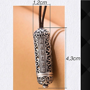 DÂY CHUYỀN PHẬT A DI ĐÀ MẠ BẠC - PHẬT TRONG TÂM