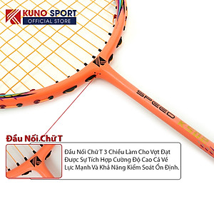 Vợt Cầu Lông 4U KUNO Speed K502 Carbon Chính Hãng, Chuyên Tấn Công Phiên Bản Nâng Cấp Mới, Được Lựa Chọn Mức Căng 1 Cây