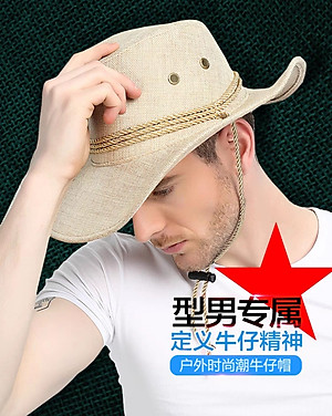 Nón cao bồi mũ phớt cao bồi nam nữ phong cách Mỹ dona22041904