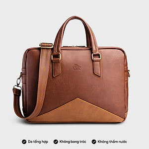 Cặp Công Sở Lata ( Thời trang nam basic đựng laptop 15 inch - Cặp da CA16 )