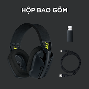Tai nghe chụp tai không dây Logitech G435 Lightspeed - Hàng chính hãng