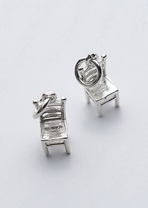 Combo 3 cái charm bạc hình cái ghế treo - Ngọc Quý Gemstones