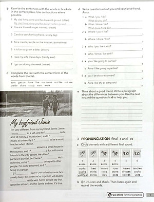 English File 4th Edition: Pre-Intermediate: Workbook With Key