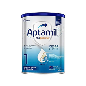 Combo 4 Sản phẩm dinh dưỡng công thức Aptamil Profutura Cesarbiotik 1 Infant Formula (Dành cho trẻ từ 0 - 12 tháng tuổi) - 800g