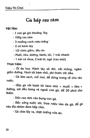 Sách Các Món Ăn Thông Dụng