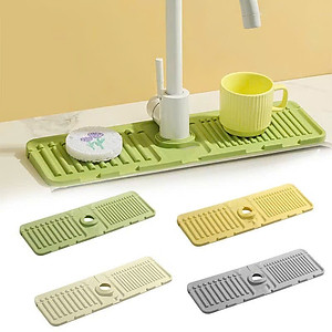 Miếng thoát nước silicon lót vòi rửa chén, tấm thoát nước silicon bồn rửa chén