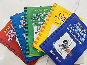 Combo 5 tập Nhật Ký Chú Bé Nhút Nhát bản Tiếng Việt - Diary Of A Wimpy Kid