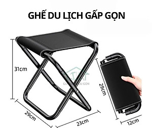 Ghế xếp dã ngoại gấp gọn có túi đựng tiện dụng