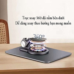 Giá đỡ kệ đỡ hợp kim nhôm cho điện thoại / máy tính bảng xoay 360 độ hiệu HOTCASE Rotation Stand - xoay mọi góc độ, thiết kế hợp kim nhôm nguyên khối cao cấp, chịu được trọng lượng 7.5kg - Hàng nhập khẩu