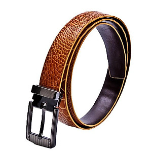 Dây thắt lưng nữ da đà điểu Huy Hoàng 2,5P màu đen, nâu đất, vàng bò, nâu đỏ HC5401-02-03-10