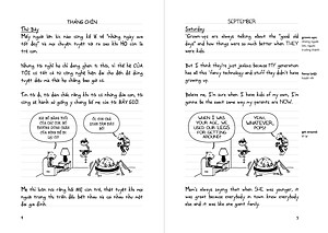 Nhật Ký Chú Bé Nhút Nhát song ngữ Việt Anh Tập 10 Những Ngày Xưa Cũ