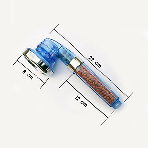 Vòi sen tăng áp Kosko không dùng điện, nhôm nguyên khối, công nghệ tia nước nano mềm dịu làn da