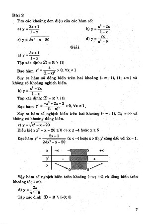 Sách Giải Bài Tập Toán - Đại Số Giải Tích Lớp 12