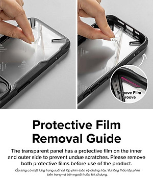 Ốp lưng dành cho iPhone 15 Pro Max/15 Pro/15 Plus/15 RINGKE Fusion X - Hàng Chính Hãng