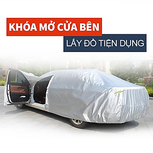 [CAMRY- LOẠI VẢI DÙ] Bạt trùm xe ô tô 4,5 chỗ Toyota Camry vải dù oxford cao cấp , áo bạt phủ trùm che kín che nắng