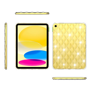 Ốp lưng chống sốc đệm khí trong suốt cho iPad Pro 11 12.9 / Air 1 2 4 5 / Mini 4 5 6 / 10.2 / Pro 10.5 / 9.7 hiệu HOTCASE Diamond chống chịu va đập cực tốt, độ trong suốt chuẩn HD, mặt lưng 3D siêu đẹp - Hàng nhập khẩu