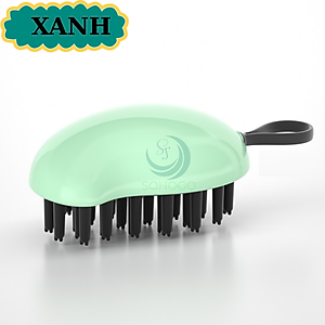 Lược Massage Da Đầu Đa Năng- Bàn Chải Gội Đầu Silicon Thông Minh- Lược Gội Đầu & Mát-xa Cầm Tay- Lược Mát-Xa Da Đầu Mini- Bàn Chải Chăm Sóc Tóc Chống Rụng- Lược Silicon Tạo Bọt & Làm Sạch Da Đầu