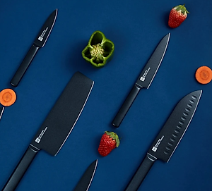 Bộ Dao Nhà Bếp Bằng Thép XIAOMI Huohou HU0076, Thép Không Gỉ Cao Cấp, 5 Món Kèm Hộp - Hàng Chính Hãng