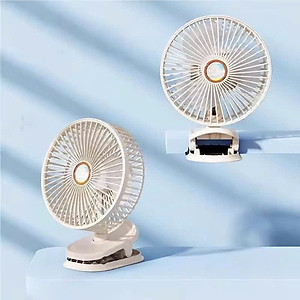 [HÀNG LOẠI 1 XỊN] Quạt tích điện mini để bàn pin 10000mAh chạy 24 giờ liên tục 4 chế độ gió xoay 720 độ