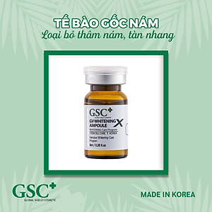 Tế bào gốc t rị nám, tàn nhang, t r ị thâm, làm trắng da Hàn Quốc GSC GV Whiteing Ampoule