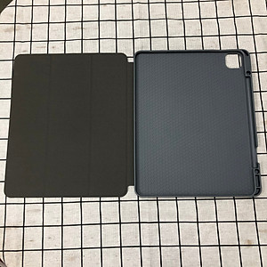 Bao da chính hãng Mutural cao cấp cho iPad Pro 12.9 2020 có khay đựng bút - Đỏ