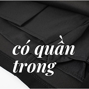 Chân váy xếp ly nữ eo cao hè 2021 -Chân váy ngắn dáng A phong cách thể thao năng động