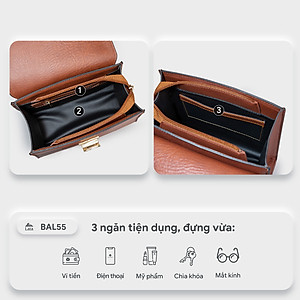 Balo Lata ( Thời trang nữ công sở cỡ trung - Balo da BAL55 )