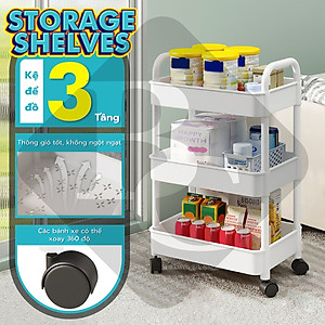 BG Kệ Rổ Nhựa [3521 - 4026 ] Đựng Đồ Đa Năng Cao Cấp,Có Lỗ Thông Thoáng Nhà Bếp, Phòng tắm, Phòng Ngủ Đều Để Được