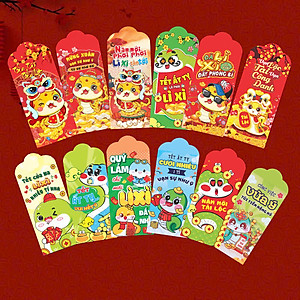Set Bao Lì Xì Tết May Mắn Nhiều Mẫu Độc Lạ , Trend Mới Lạ 