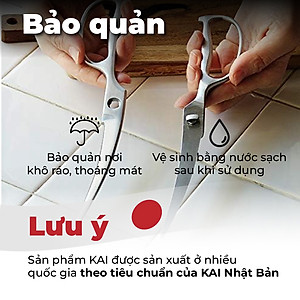 KAI - Seki Magoroku - Kéo nhà bếp lưỡi cong