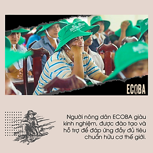 Gạo lứt đen hữu cơ cao cấp/ECOBA Huyền Mễ 1kg - Thơm ngon dẻo ngọt - Thanh lọc cơ thể