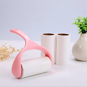 Combo Cây Lăn Bụi Quần Áo, Ghế Sofa, Lông Chó Mèo + Tặng Kèm 2 Cuộn Lăn Siêu Tiện Lợi - Hàng chính hãng