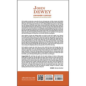 Sách “Kinh Nghiệm Và Giáo Dục” (Experience And Education)