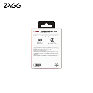 Thiết bị định vị vị trí MiNi ZAGG ZFind Tag Kết nối Bluetooth, Tìm đồ thất lạc, Tương thích iOS - Hàng chính hãng