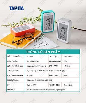 Nhiệt ẩm kế điện tử Tanita TT559 chính hãng nhật,Nhiệt ẩm kế cơ,Nhiệt ẩm kế điện tử,Nhiệt ẩm kế nhật,Nhiệt ẩm kế chính xác,Nhiệt ẩm kế phòng,Nhiệt ẩm kế trong phòng cho trẻ sơ sinh,Nhiệt ẩm kế treo tường,Nhiệt ẩm kế đo độ ẩm, Nhiệt ẩm kế tanita, Nhiệt ẩm