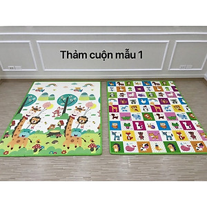 Thảm Chơi cho bé Umoo xốp XPE, Dày, Cuộn Tròn, Không Mùi, Không Thấm Nước