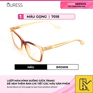 Gọng nhựa acetate 7018 siêu nhẹ siêu bền thời trang sang trọng OURESS