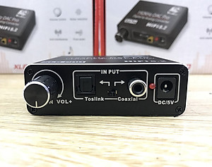 Bộ Chuyển Âm Thanh Quang Vinagear XL6 Pro Tích Hợp Nút Tăng Giảm Âm Lượng - Hàng Chính Hãng